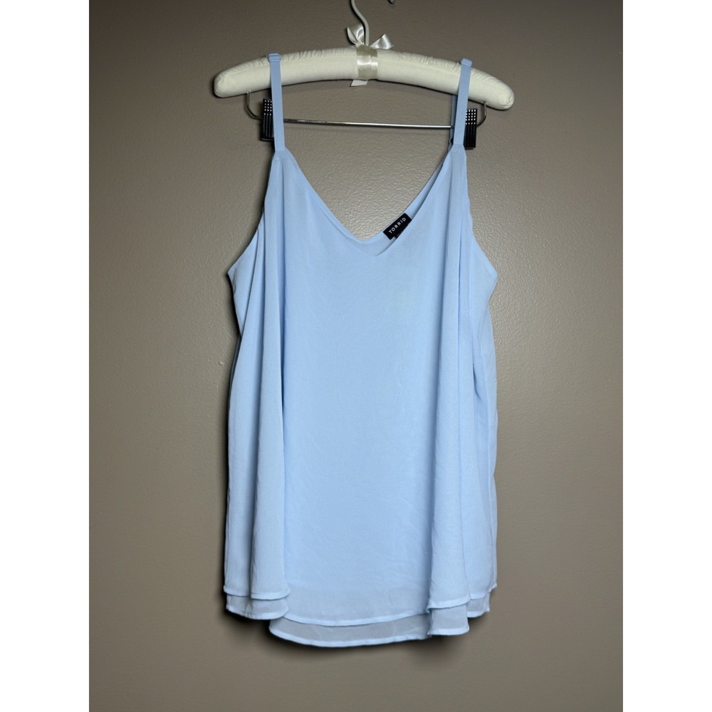 NWT Blue Torrid Double Layer Swing Cami Size 2